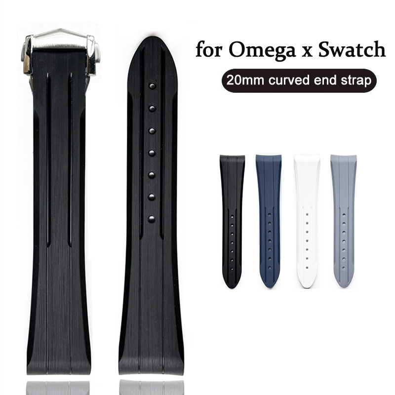 Luxury Watch Omega - Cinturino in caucciù da 20 mm