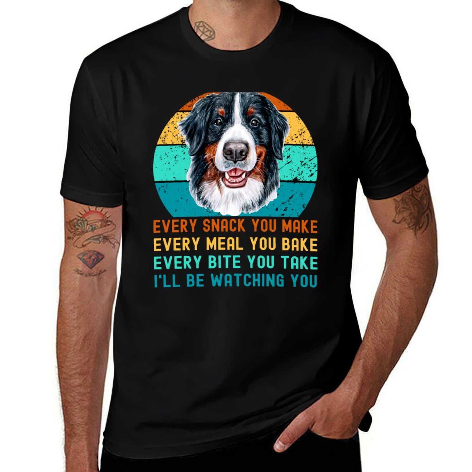 Luxury Watch Makes - T-shirt da uomo con stampa del