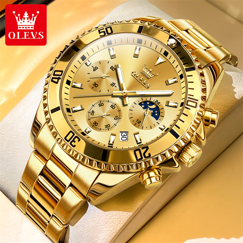 Luxury Watch Wallpaper - OLEVS Orologio da uomo Top Brand