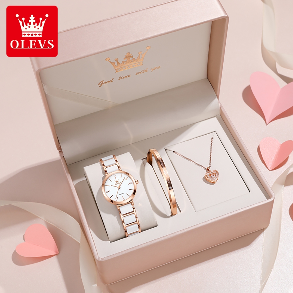 Ladies Luxury Watch - OLEVS Orologio da donna 5877 Orologio