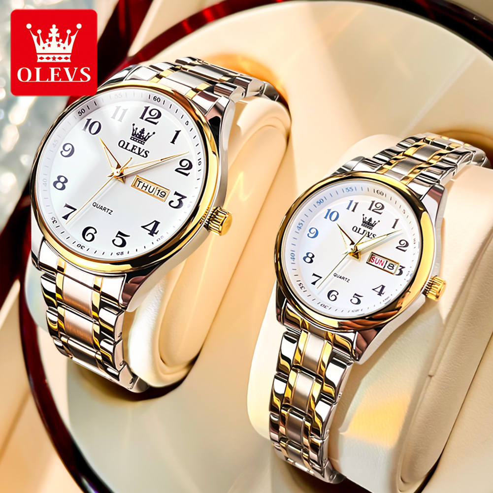 Luxury Watch Wallpaper - OLEVS Nuovo orologio da coppia alla