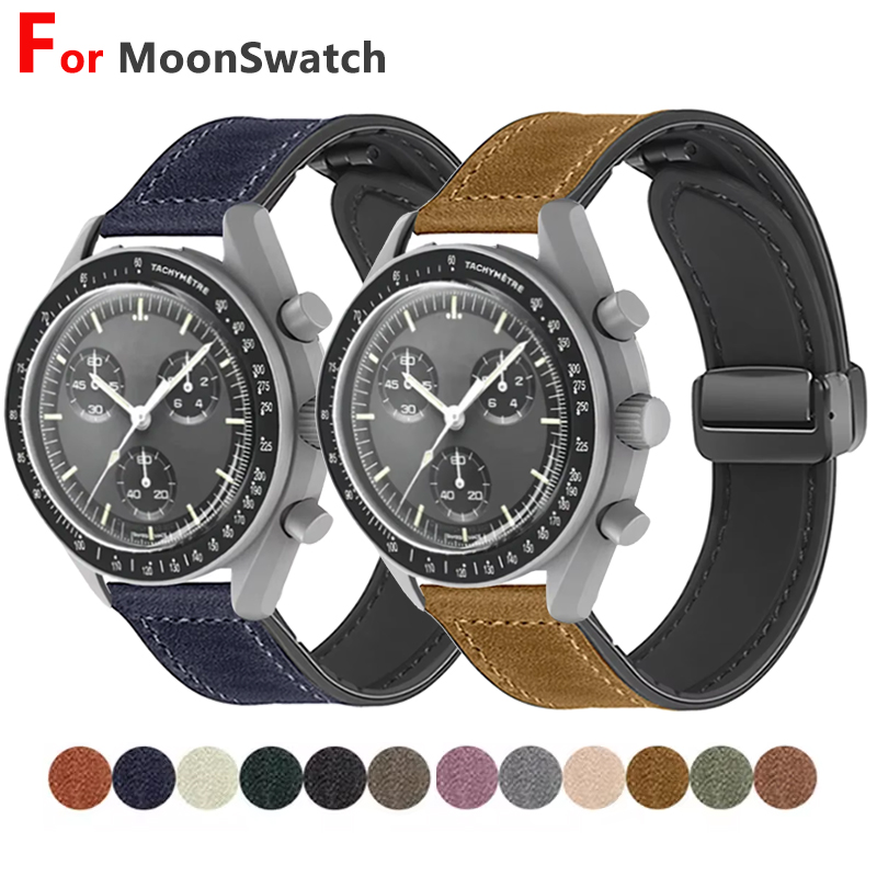 Luxury Watch Omega - Cinturino in pelle di silicone da