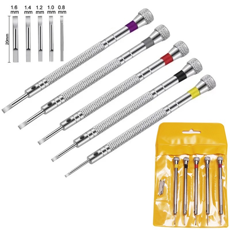 Luxury Watch Cleaning Kit - Cacciavite in acciaio da 0,8-1,6 mm
