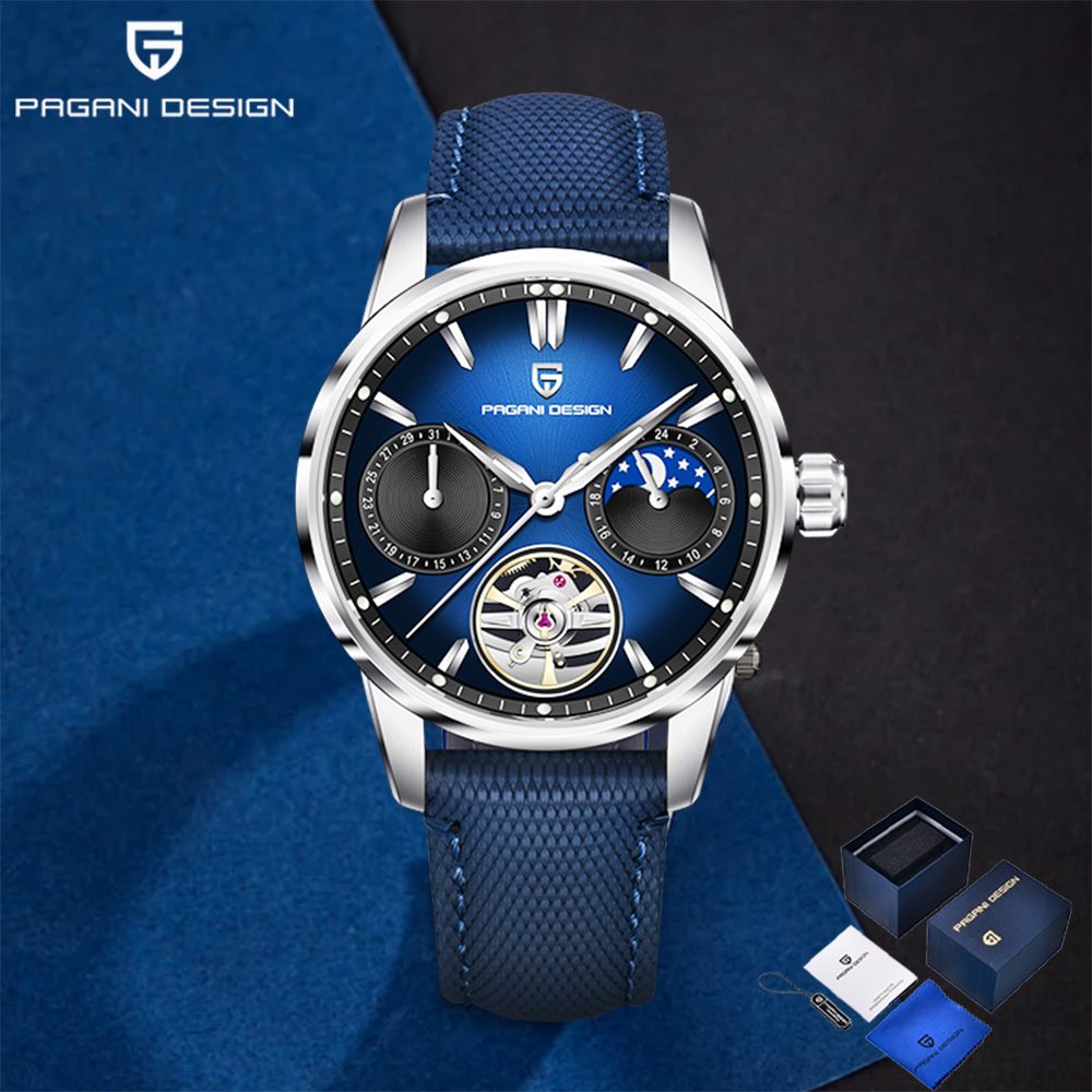 Luxury Watch Moon Phase - 2025Pagani design Tourbillon Orologio da uomo