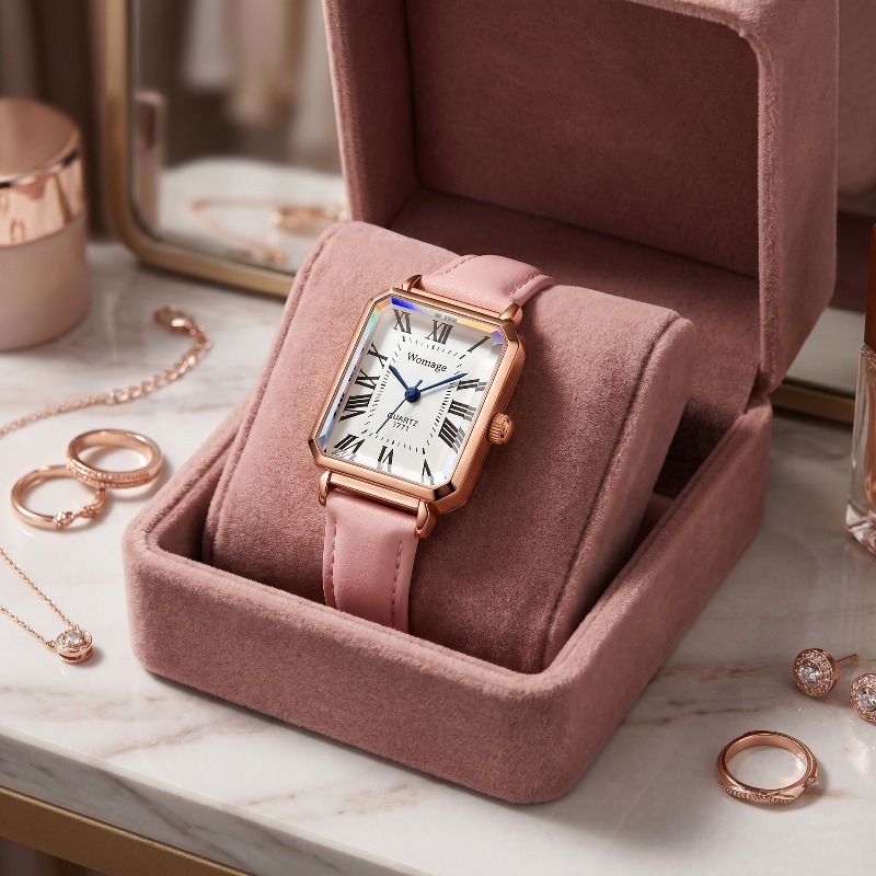 Luxury Watch Brand - Orologi al Quarzo Rettangolari alla Moda