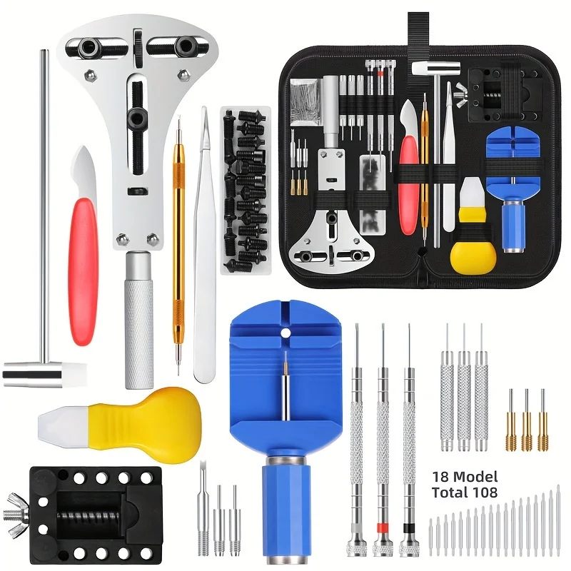 Luxury Watch Cleaning Kit - 147 pz/set Orologiaio Riparazione di Orologi