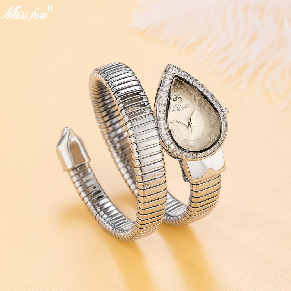 Luxury Watch Brand For Women - MISSFOX Orologio con diamanti a forma