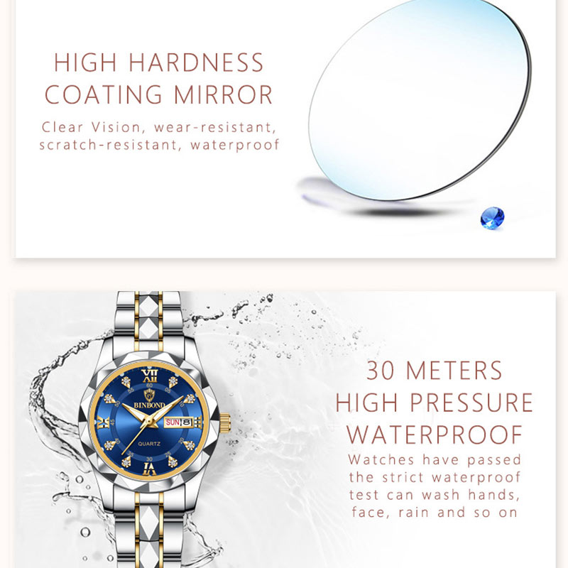 BINBOND Top Brand Luxury Fashi - Luxury Watch Brand For Women recensione e prezzo