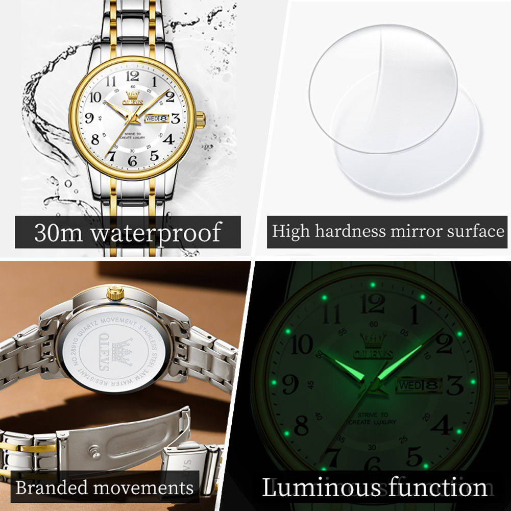 OLEVS 2891 Orologi da donna di - Luxury Watch Brand recensione e prezzo