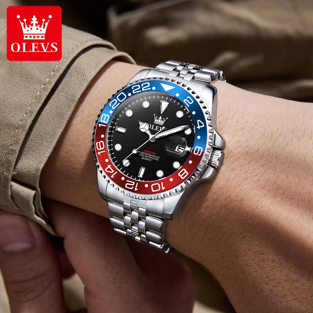 OLEVS 5657 Orologio da Uomo Or - Luxury Watch Moon Phase recensione e prezzo