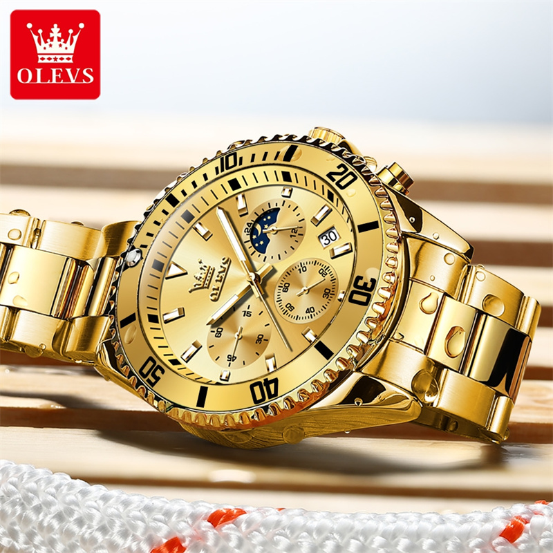 OLEVS Orologio da uomo Top Bra - Luxury Watch Wallpaper recensione e prezzo