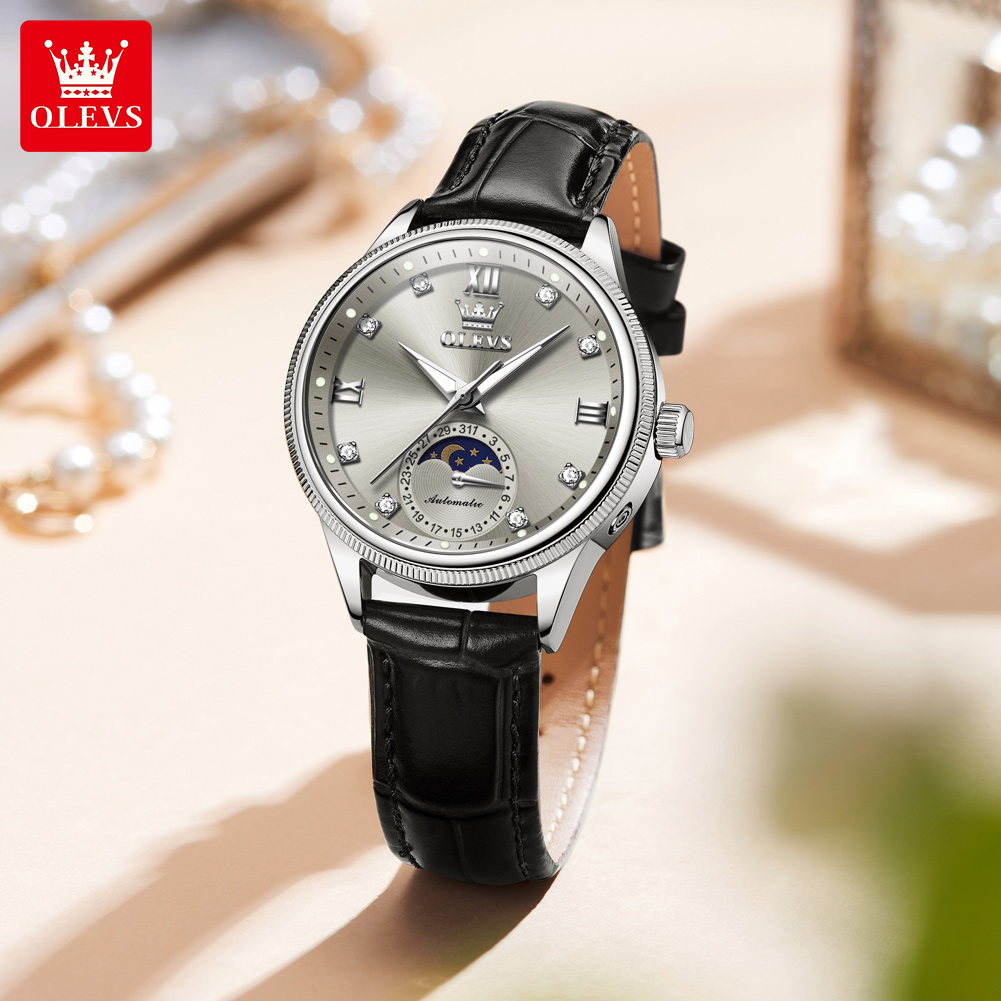 OLEVS Moon Phase Moda Donna Or - Luxury Watch Moon Phase recensione e prezzo