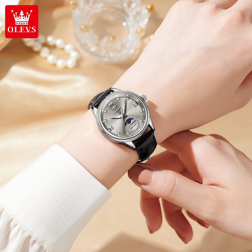 OLEVS Moon Phase Moda Donna Or - Luxury Watch Moon Phase recensione e prezzo