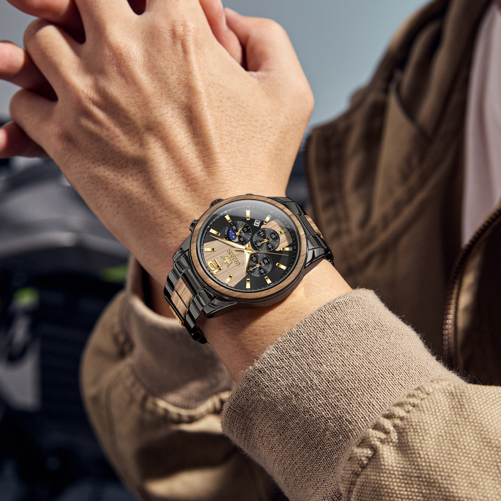 OLEVS Orologi da uomo Orologio - Luxury Watch Wallpaper recensione e prezzo