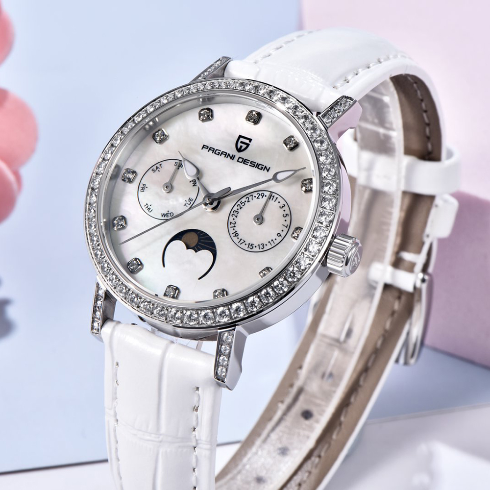 Orologio da donna al quarzo PA - Luxury Watch Moon Phase recensione e prezzo