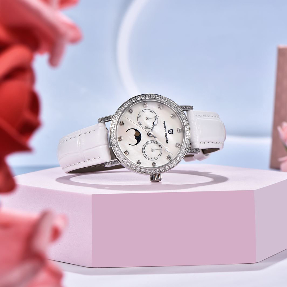 Orologio da donna al quarzo PA - Luxury Watch Moon Phase recensione e prezzo