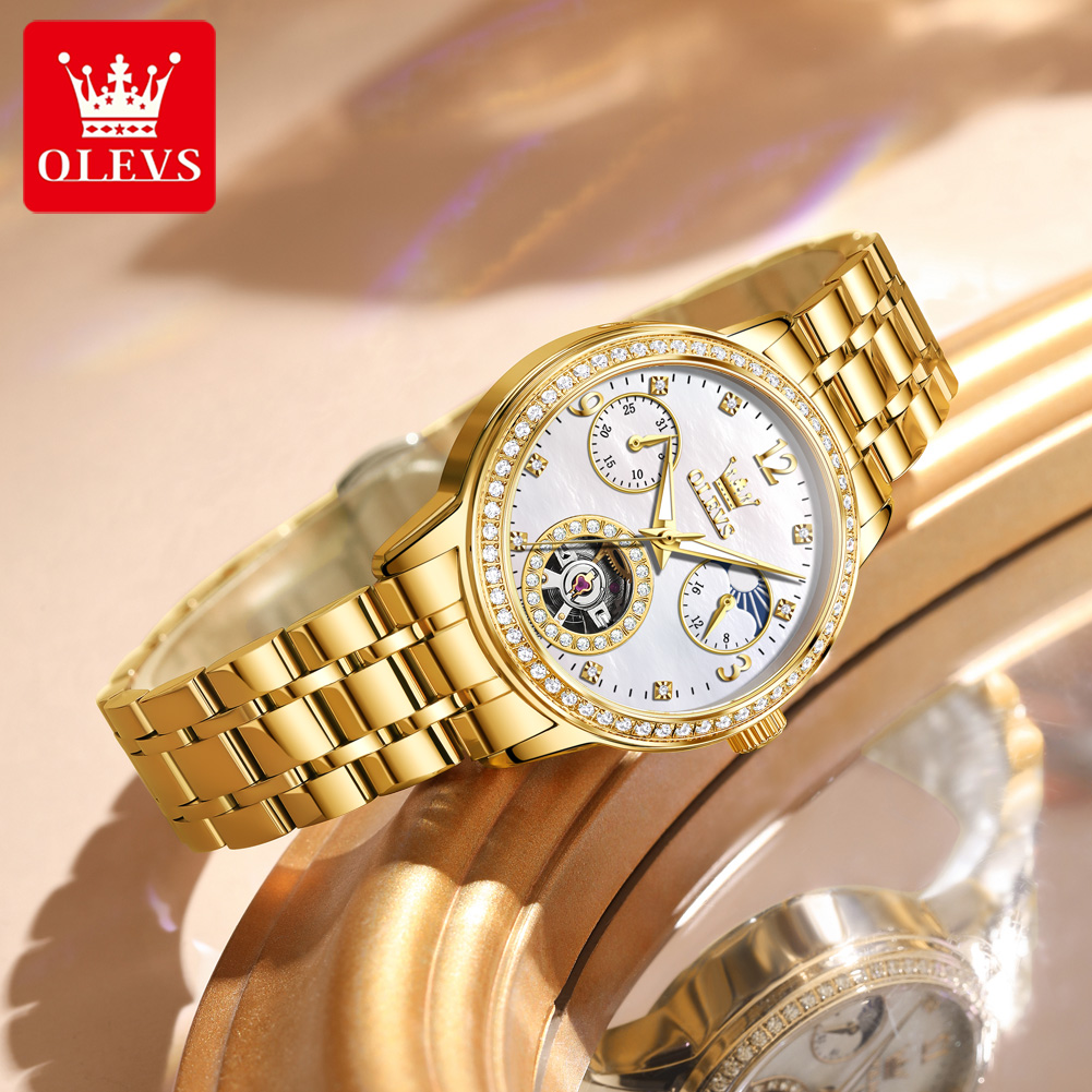 OLEVS 6750 Orologio Automatico - Luxury Watch Moon Phase recensione e prezzo