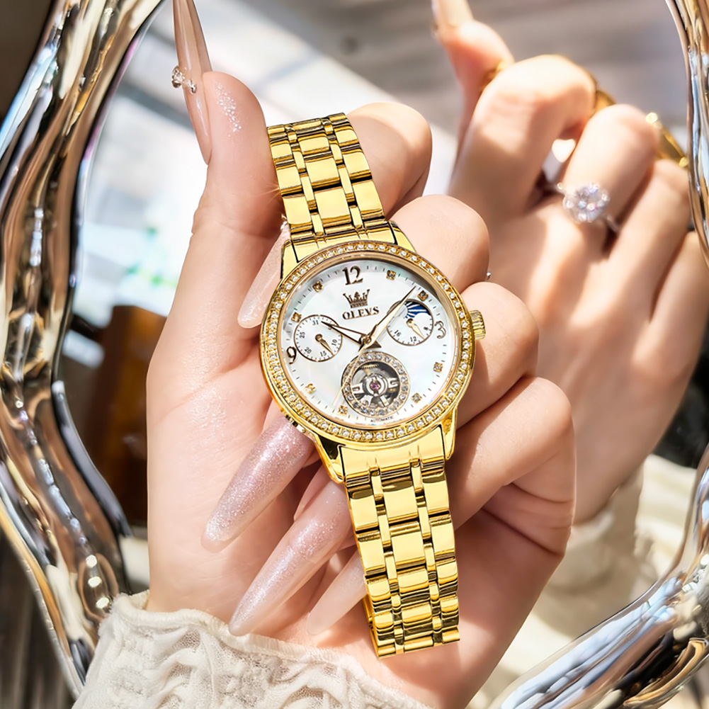 OLEVS 6750 Orologio Automatico - Luxury Watch Moon Phase recensione e prezzo
