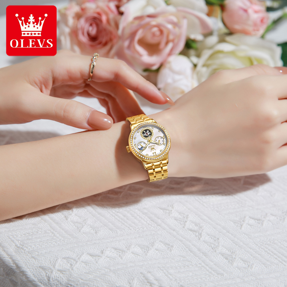 OLEVS 6750 Orologio Automatico - Luxury Watch Moon Phase recensione e prezzo