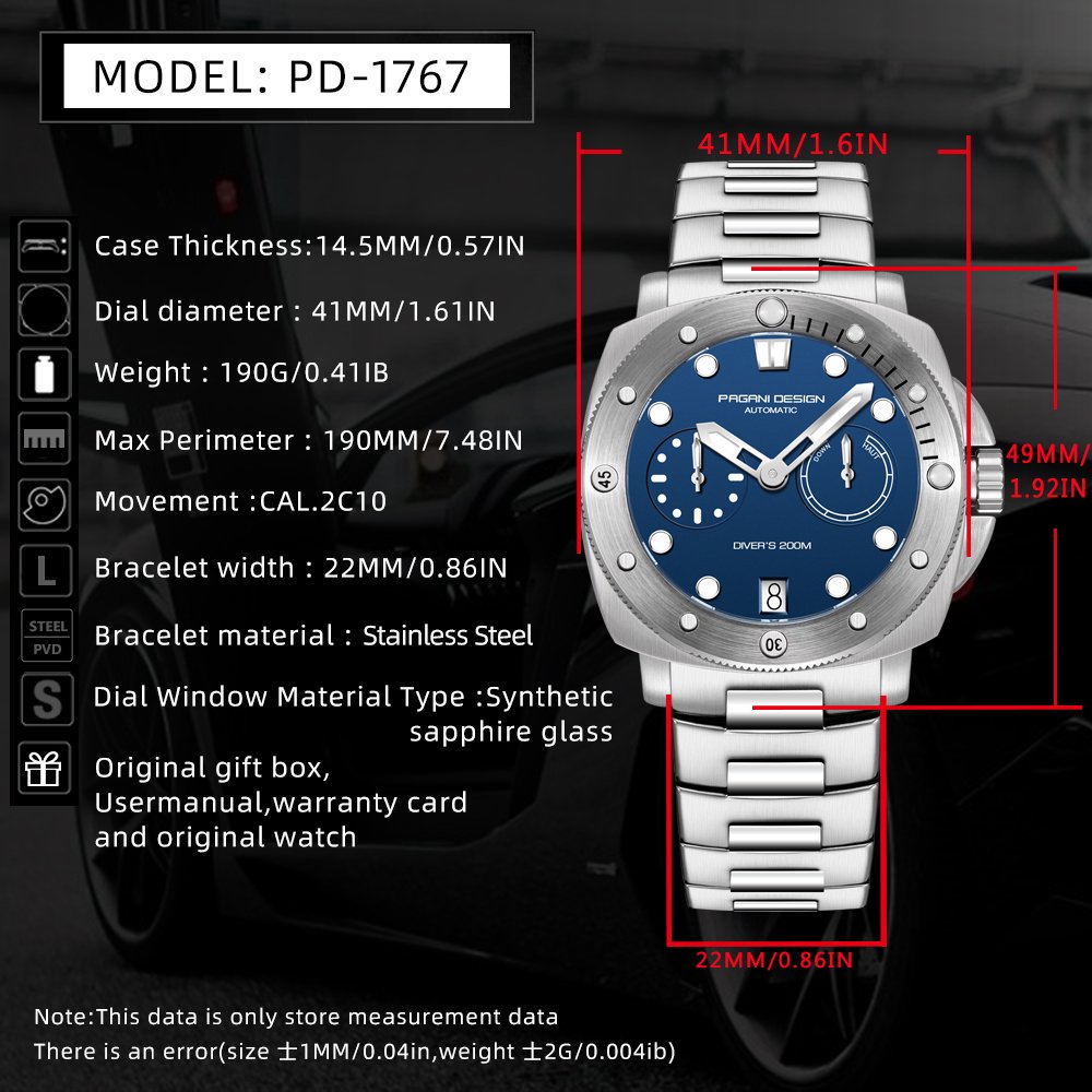 PAGANI DESIGN Orologio meccani - Luxury Watch Brand recensione e prezzo