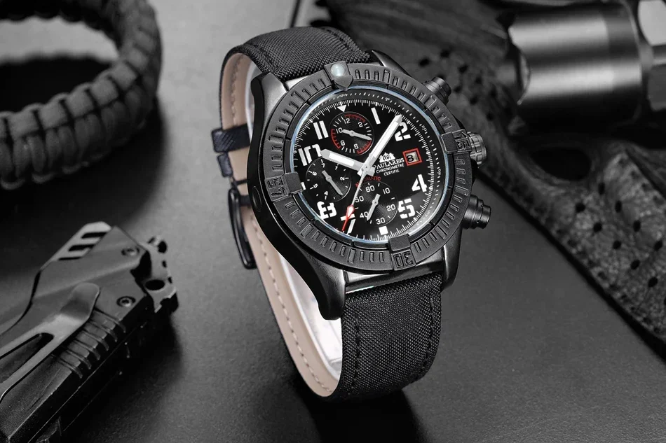 Orologio automatico da uomo Or - Luxury Watch All Black recensione e prezzo