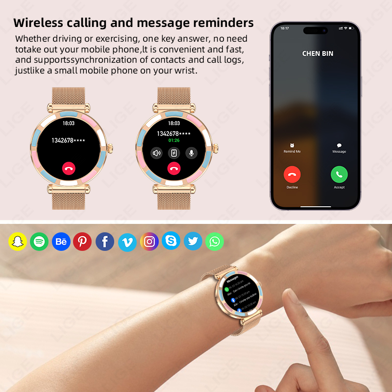 Smartwatch di Lusso LIGE 2026  - Luxury Watch On Wrist recensione e prezzo
